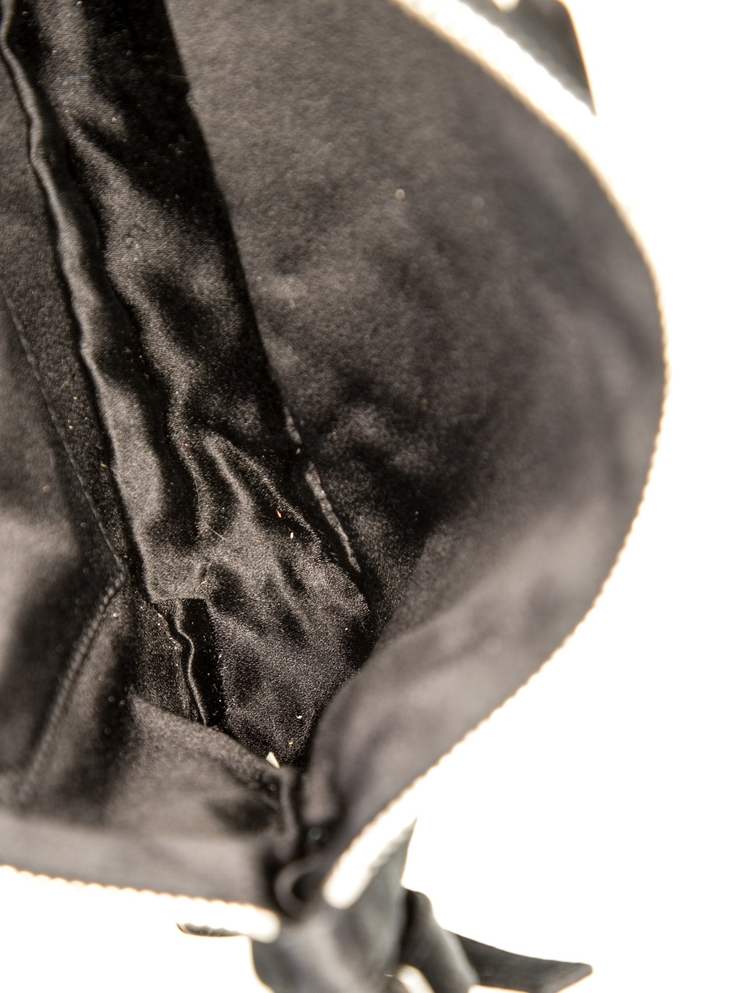 Prada Enameled Metal Triangle Shoulder Bag